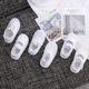 Children's White Shoes South Heron Dance Shoes Boys and Girls Kindergarten Indoor Shoes White Mesh Shoes Comfortable Breathable Cloth Shoes