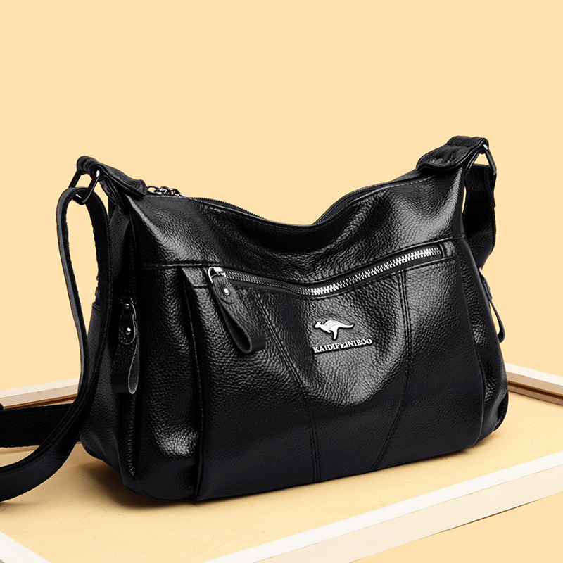 2020 New Ladies Bag Fashion All-match Large Capacity Shoulder Bag Casual Crossbody Bag Women's European and American One-piece Hair
