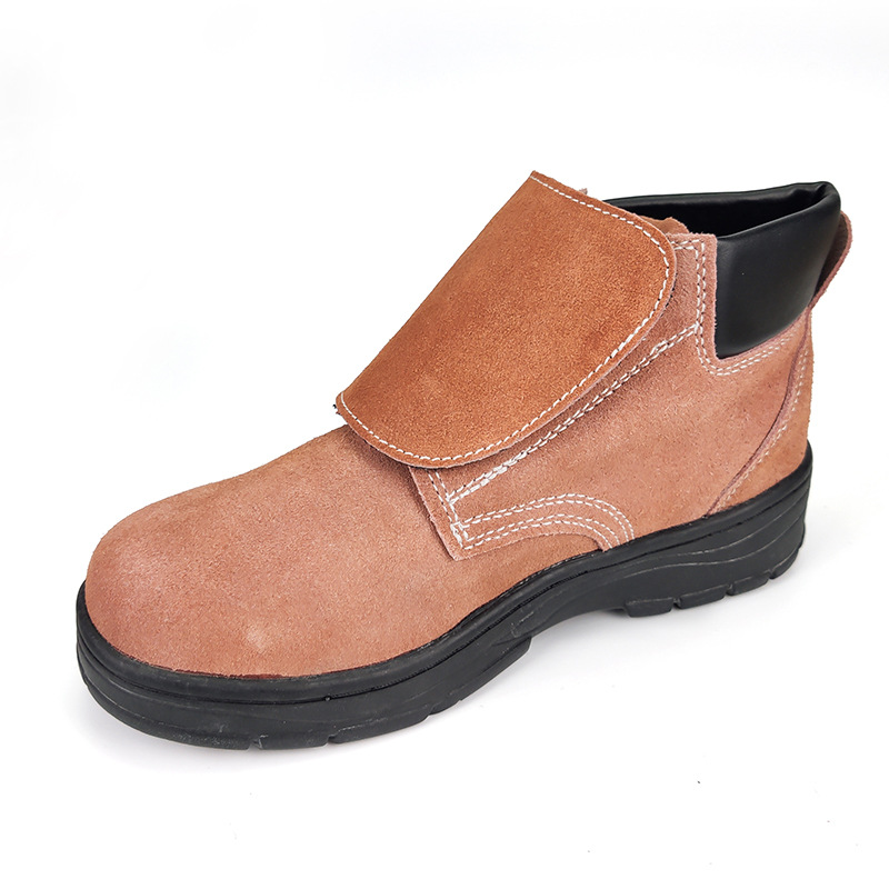 Shield King Electric Welding Cowhide Heat Insulation Foot Cover Anti-scalding Wear-resistant Burning Welder Shoe Cover Flame Retardant Fireproof Flower Safety Shoe Cover
