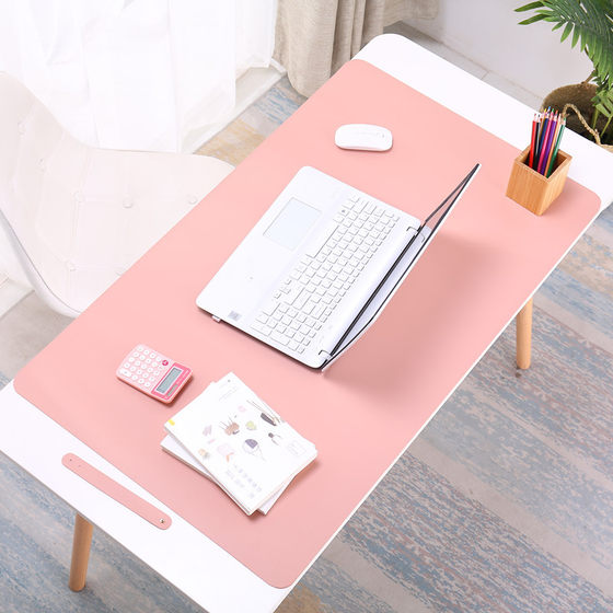 Cross-Border Leather Mouse Pad Computer Waterproof and Oil-Proof Thickened Office Keyboard Pad Large Notebook Desk Pad Wholesale