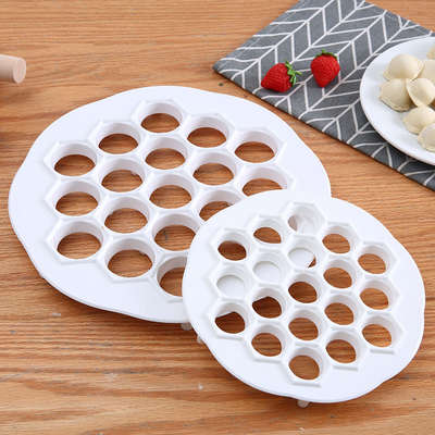 Creative 19-hole dumpling making artifact lazy dumpling making dumpling making mould kneading dumpling making dumpling making dumpling plate round