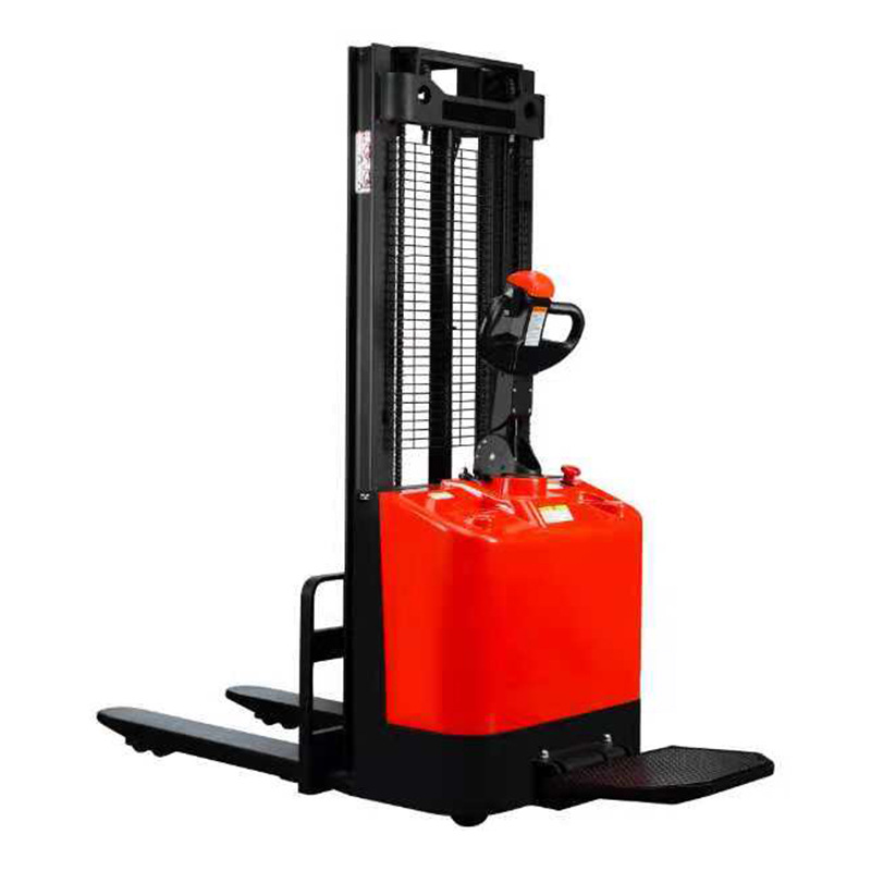 Electric Forklift 2 Tons Walking Automatic Stacker Hydraulic Lift Loading Truck Warehouse Handling 1.5 Tons of Earth Cattle