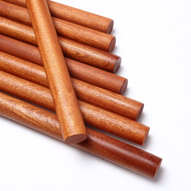 Factory direct natural lacquer-free sandalwood rolling pin kitchen household solid wood non-stick flour rolling pin wholesale