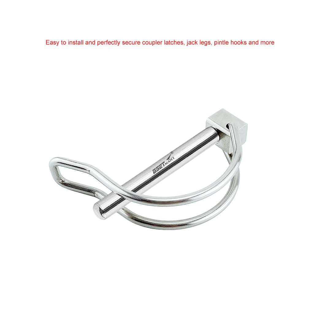 Cross-border 316 stainless steel safety insurance pin spring pin medical pin D-type pin quick-loading quick-unloading pin card pin
