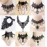 AliExpress взрывоопасные кружевные украшения большой бренд Европейское и американское горячее кружевное ожерелье универсальное ожерелье-цепочка