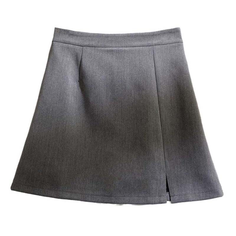 Dongdaemun skirt Korean style casual women's high waist hip skirt split skirt design suit skirt 2585