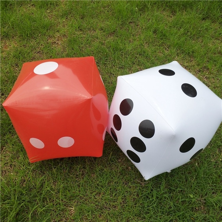 PVC inflatable dice nightclub stage game large dice toy bar decoration props inflatable dice