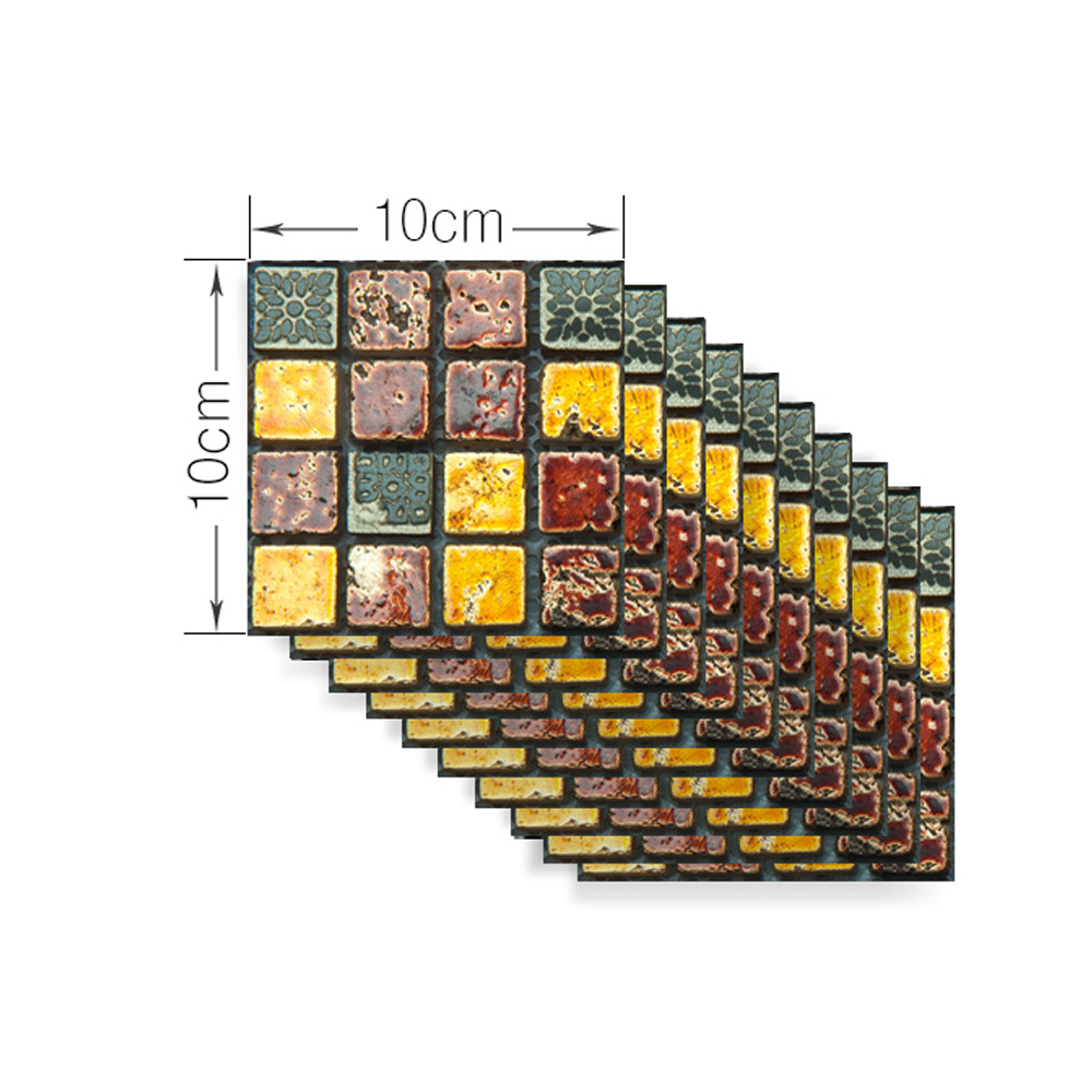 MSC043-058 foreign trade mosaic stickers creative tile stickers home decoration DIY waterproof wall stickers floor stickers