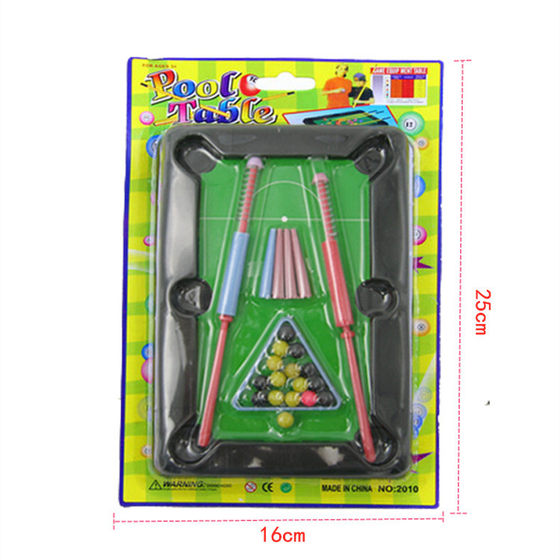 Factory direct Toy billiards children's simulation billiard table toy table game children's toy paper card toy
