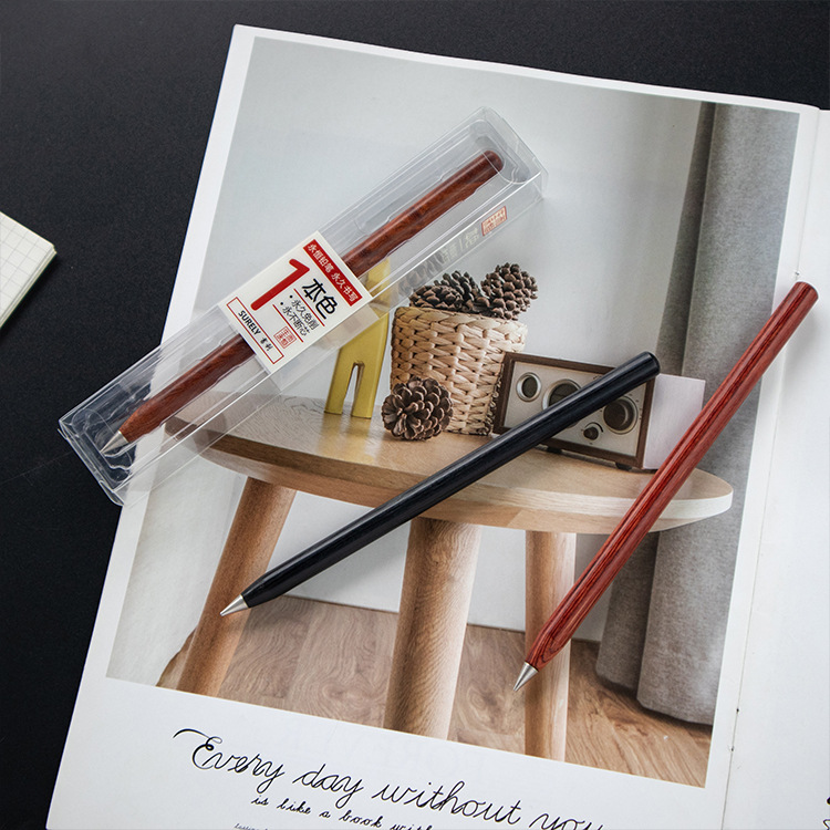 Non-Old pen, permanent pen, old and undead pen, wooden metal gift pen, endless pencil manufacturer in stock