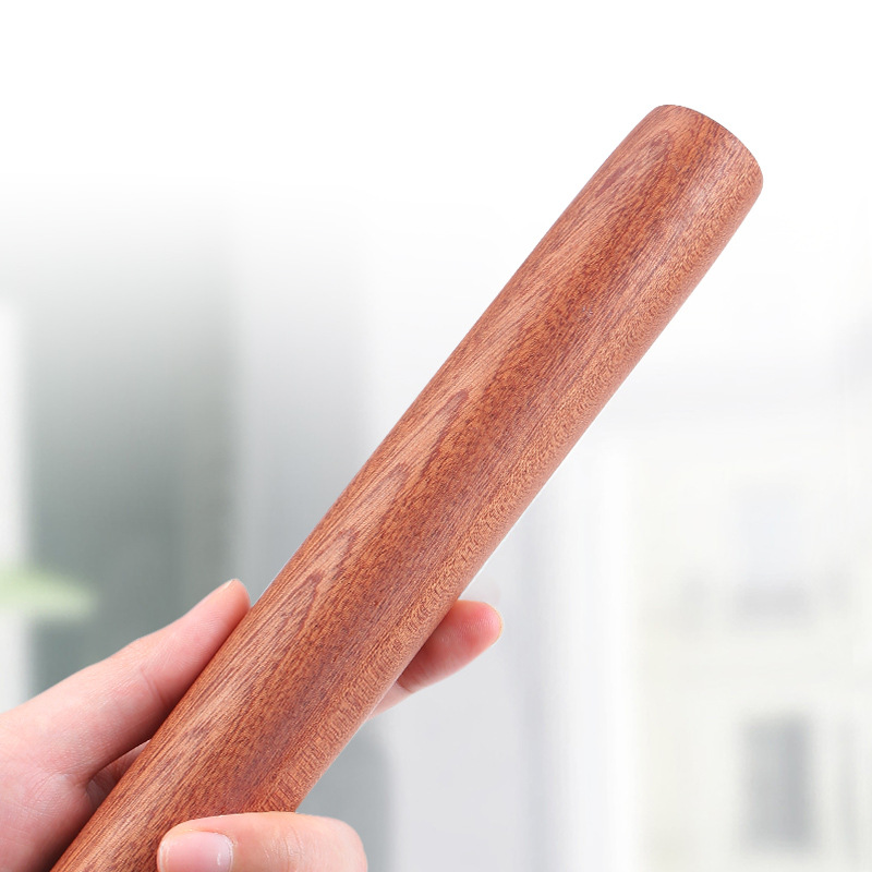 Factory direct natural lacquer-free sandalwood rolling pin kitchen household solid wood non-stick flour rolling pin wholesale