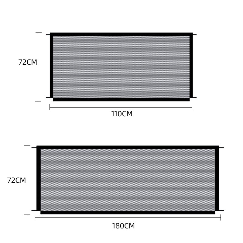 透明ペットフェンス隔離ネットポータブル折りたたみバルコニー保護犬フェンス便利な窓取り付け動物バリア|undefined