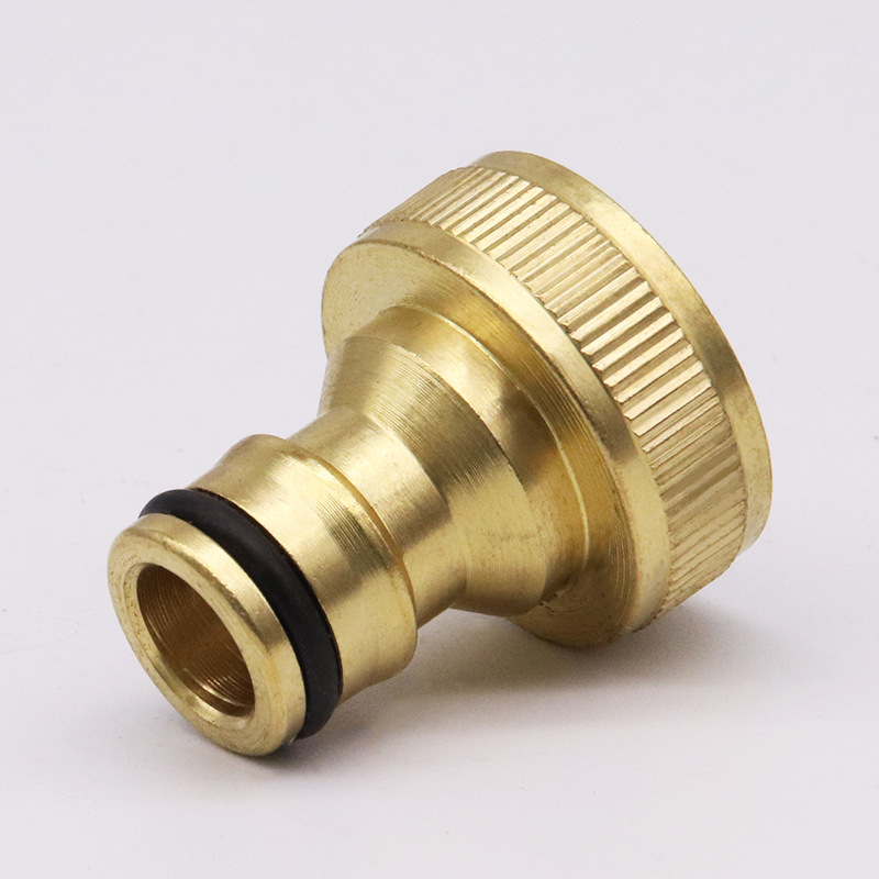 Copper 6-6 internal thread nipple 3/4 inch internal thread quick-connect connector standard car wash water gun faucet water pipe