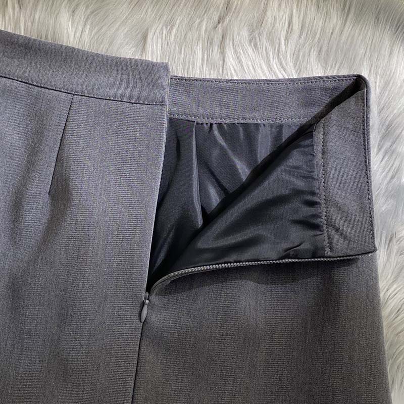 Dongdaemun skirt Korean style casual women's high waist hip skirt split skirt design suit skirt 2585