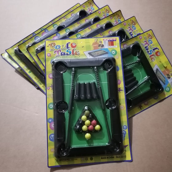 Factory direct Toy billiards children's simulation billiard table toy table game children's toy paper card toy