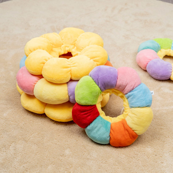 New Sunflower Elizabeth Ring Soft Cute Dog Pet Cotton Headgear Cat Elizabeth Ring Anti-Lick Neck Cat Collar