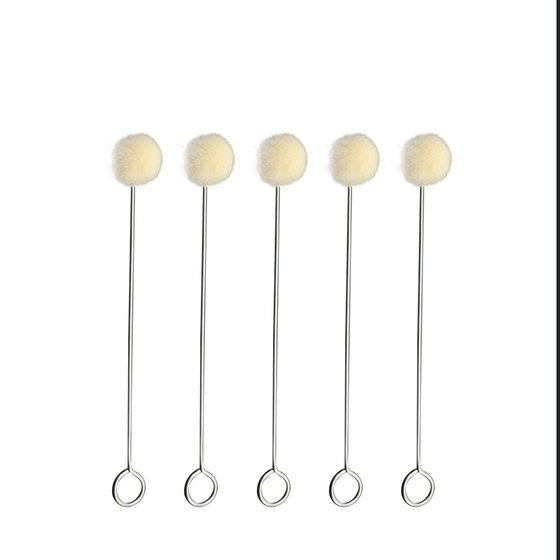 Carved Leather Dyeing Wool Ball Handmade Leather Care Alcohol Dye Oily Dye Application Tool