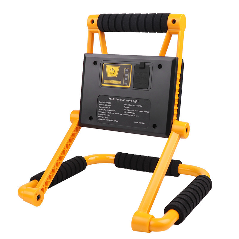Cross-border new COB work light foldable USB rechargeable outdoor portable portable multifunctional emergency repair light