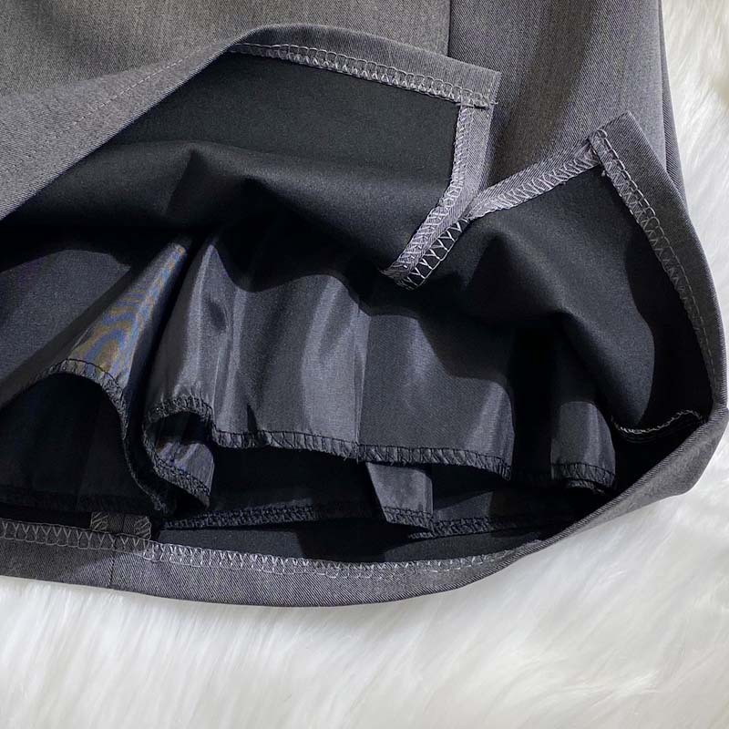 Dongdaemun skirt Korean style casual women's high waist hip skirt split skirt design suit skirt 2585