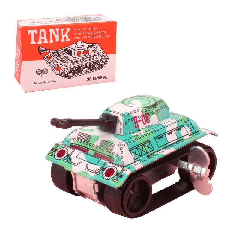 Coil tin frog 80 nostalgic chain can run classic winding animals children's stall toys wholesale