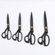 Tailor scissors wholesale carbon steel tailoring large black clothing scissors 10 inch 11 inch 12 inch industrial cloth cutting scissors