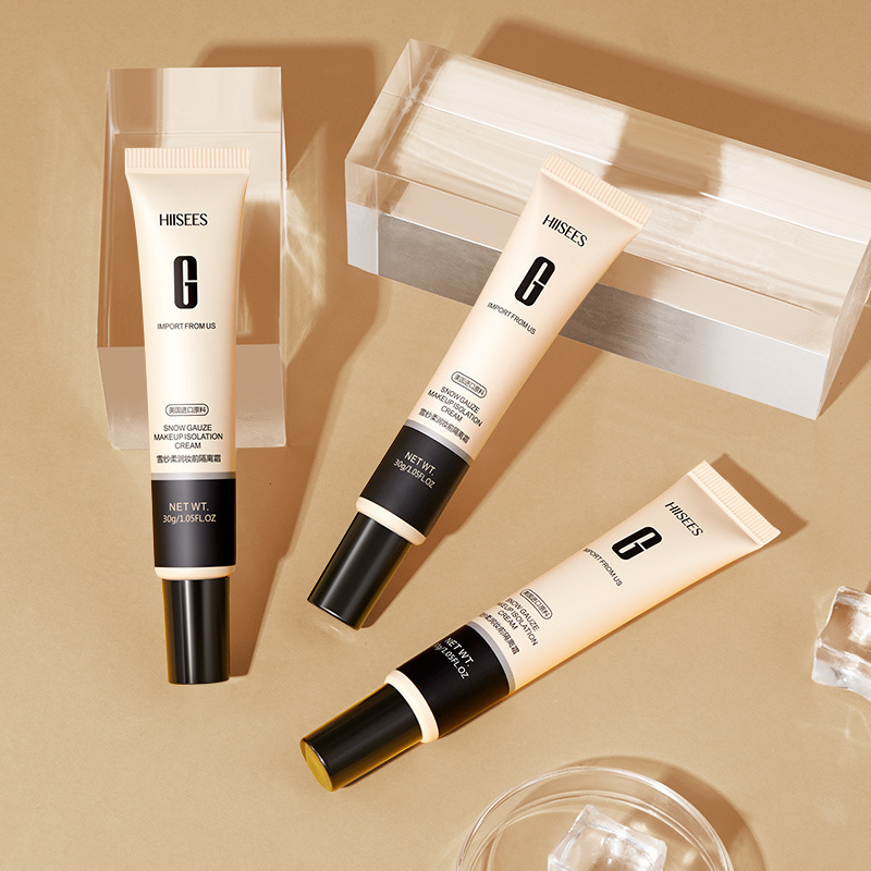 Hanse snow gauze soft makeup front isolation cream 30g long-lasting makeup concealer BB cream moisturizing brightening skin color makeup front cream