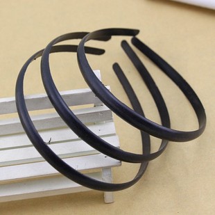 DIY children's headband ABS material 10mm toothless bow back plastic headband head buckle 1.0CM black light headband