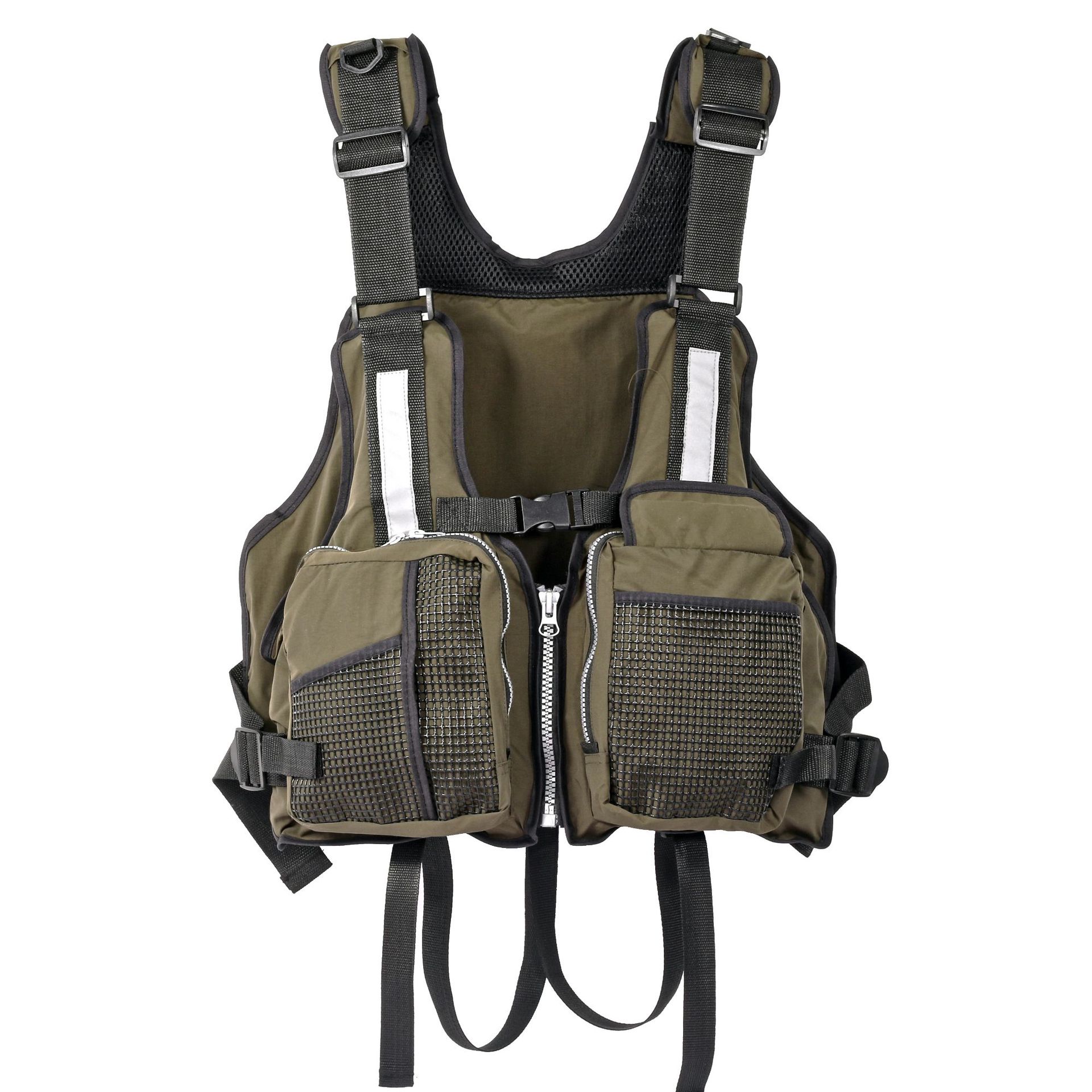 Luya Fishing Life Jacket Vest Dual-purpose Foam Detachable Large Pocket Platform Fishing Stream Fishing Raft Fishing Sea Fishing Floating Jacket