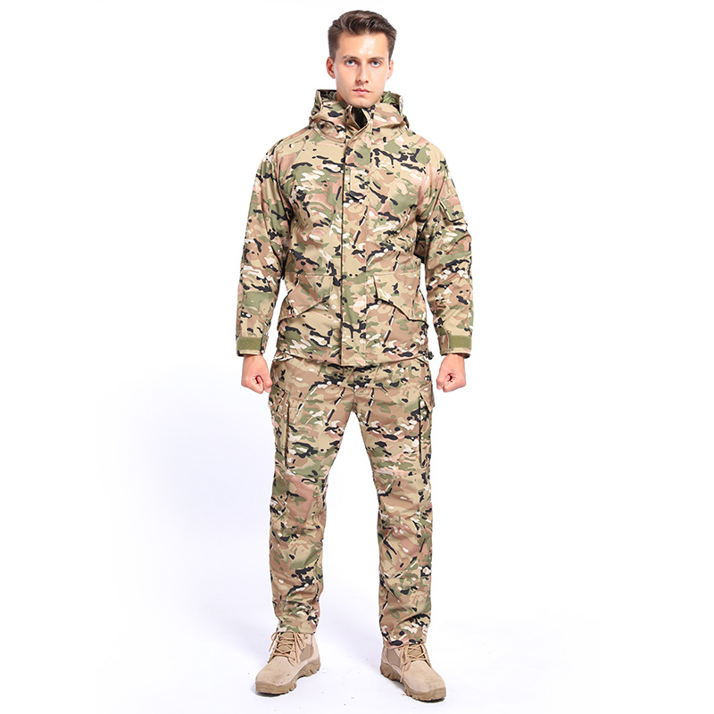 Windproof Waterproof Warm Full Stitching Adhesive G8 Jacket Suit Outdoor Camouflage Three-in-One Jacket Suit