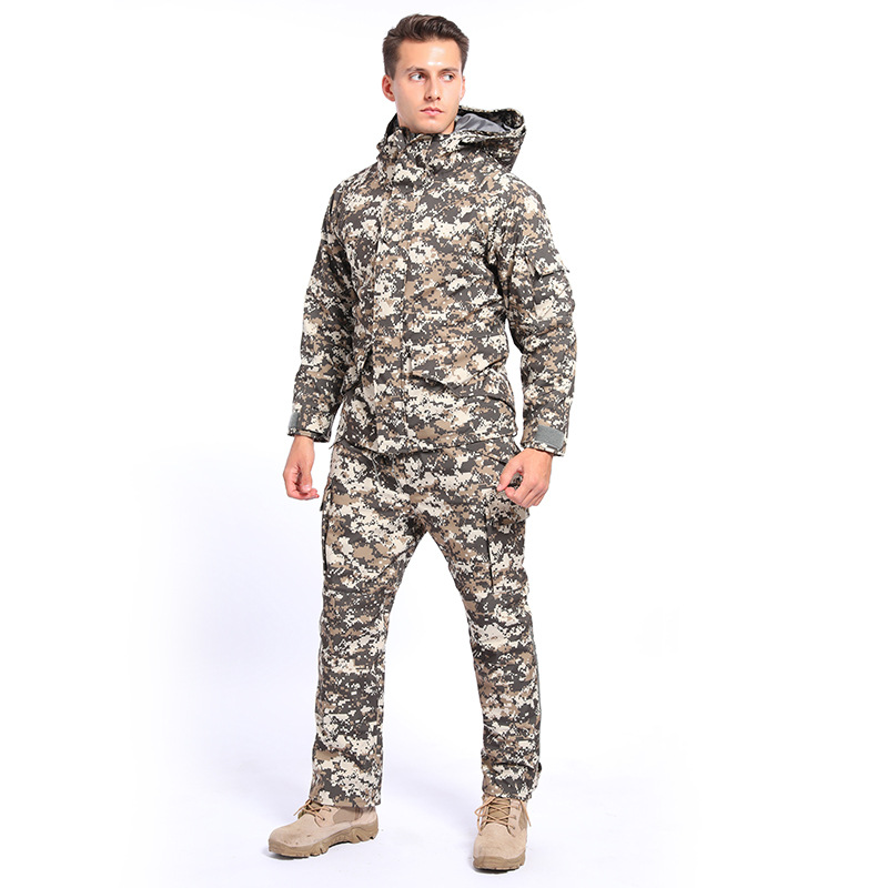 Windproof Waterproof Warm Full Stitching Adhesive G8 Jacket Suit Outdoor Camouflage Three-in-One Jacket Suit