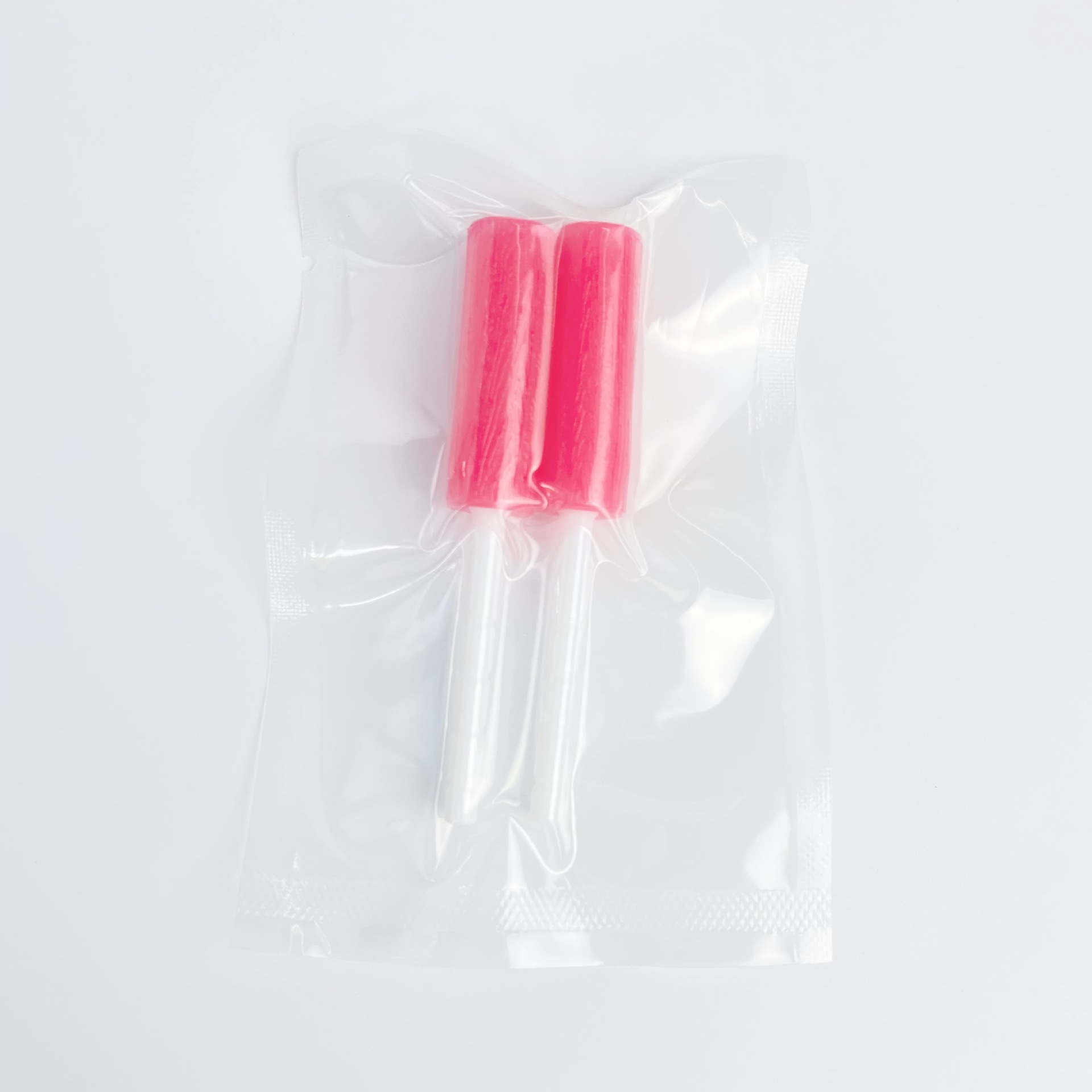 Strawberry flavor two vacuum belt sticks