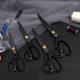 Tailor scissors wholesale carbon steel tailoring large black clothing scissors 10 inch 11 inch 12 inch industrial cloth cutting scissors