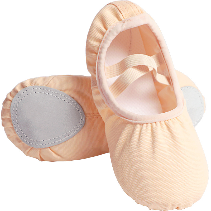 Children's Dance Shoes Children's Ballet Shoes Yoga Canvas Claw Shoes Lace-up Free Square Dance Shoes Soft Sole Dance Shoes