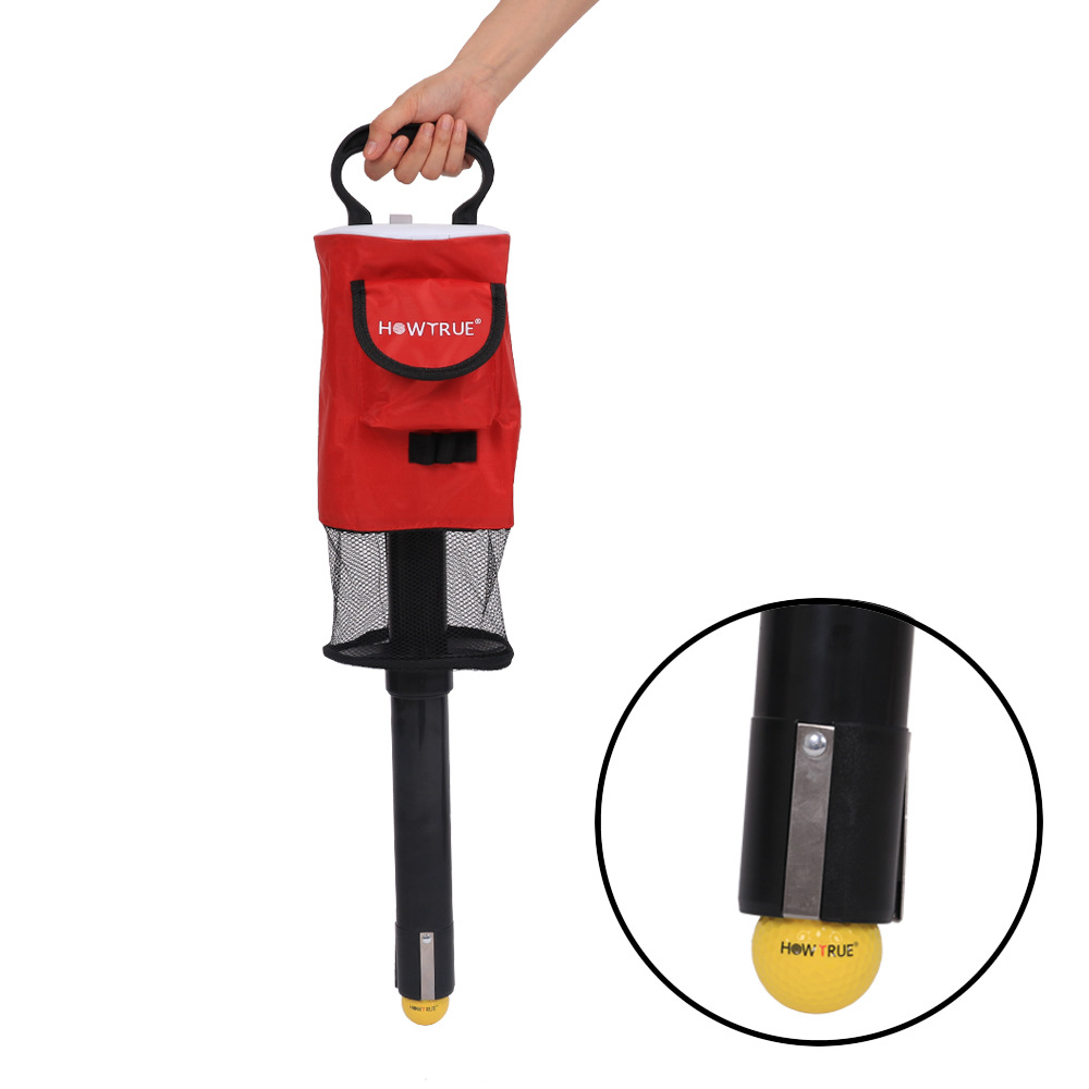 Factory explosions golf pickup tube large capacity non-bending cloth bag pickup tube golf course supplies