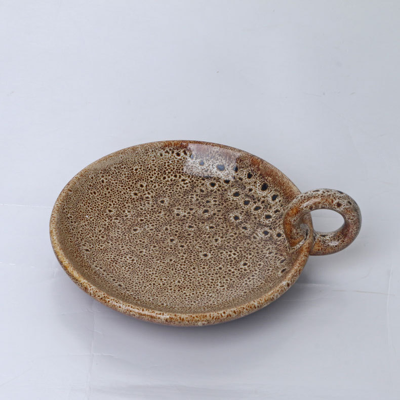 Nordic Minimalist Retro Ceramic Candle Holder Plate Simple Not Simple Classic Style Creative Fashion Decoration