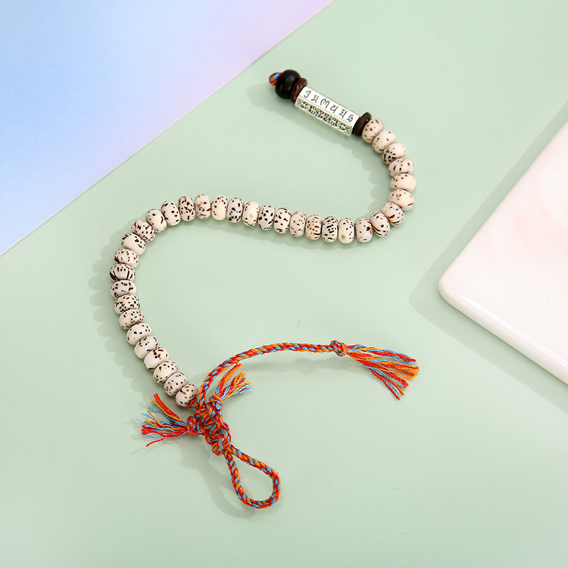 The new Buddha series six-character mantra Bodhi bracelet men and women hand-woven hand rope for cross-border jewelry wholesale
