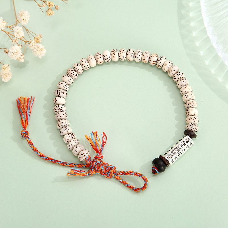 The new Buddha series six-character mantra Bodhi bracelet men and women hand-woven hand rope for cross-border jewelry wholesale