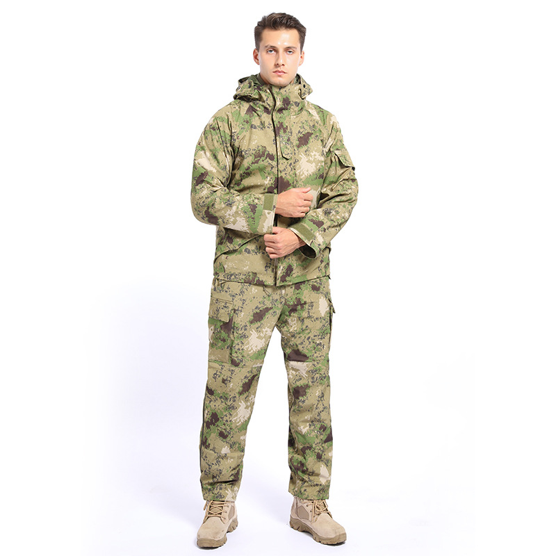 Windproof Waterproof Warm Full Stitching Adhesive G8 Jacket Suit Outdoor Camouflage Three-in-One Jacket Suit