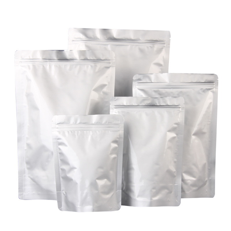 Plastic food bag moisture-proof thickened self-sealing bag self-supporting aluminum foil bag tea bag plastic bag printed logo