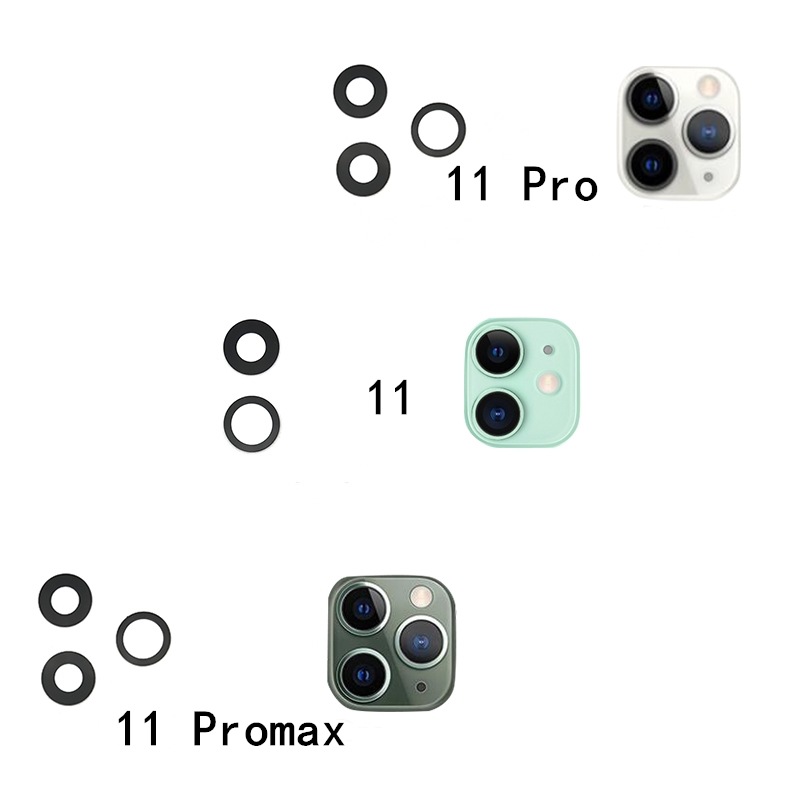 Apple lens glass for iPhone camera mirror 14Pro protective cover 13 frame cover 12 with adhesive