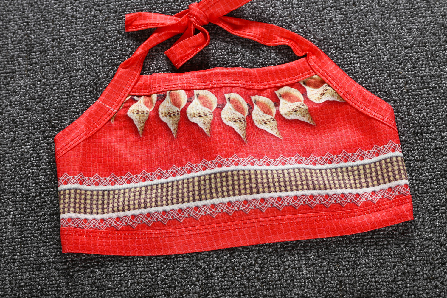 2020 Foreign Trade New Girls Princess Dress Cartoon Ocean Moana Strap Bellyband Children's Dress