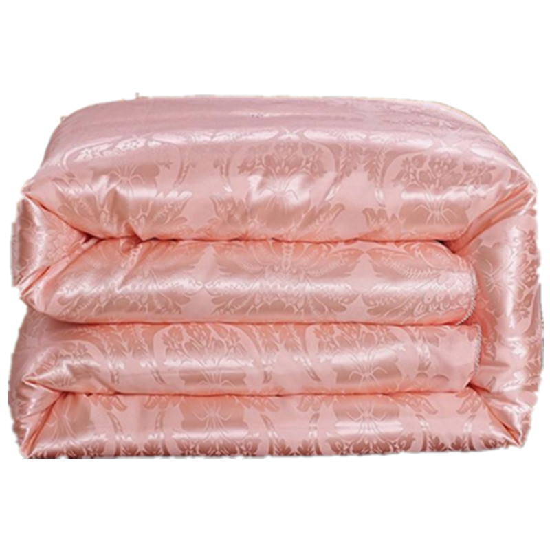 Factory direct silk quilt core wholesale autumn and winter summer cool bedding company gift single double padded cotton quilt