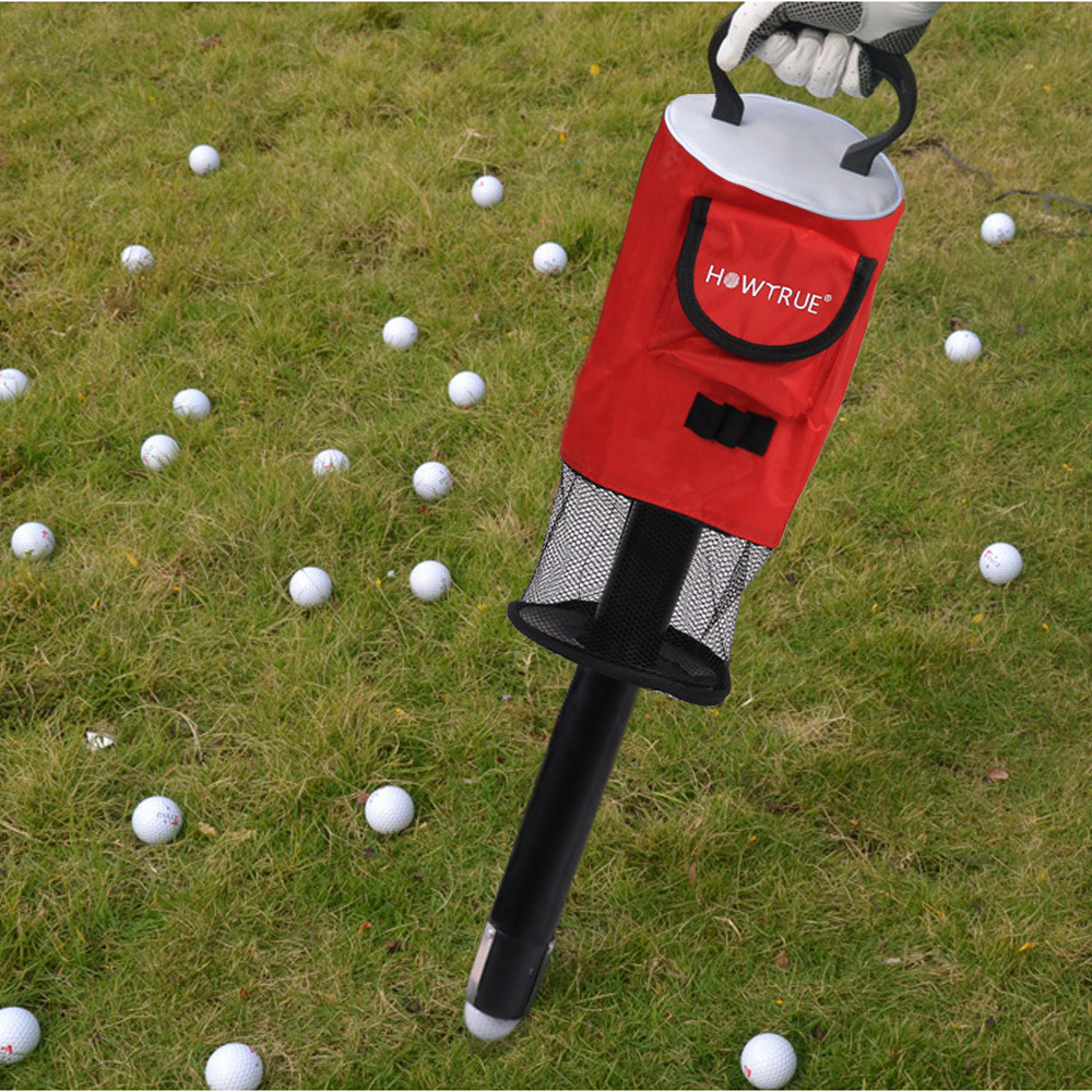 Factory explosions golf pickup tube large capacity non-bending cloth bag pickup tube golf course supplies