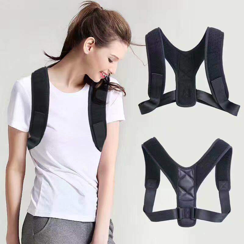 Back humpback correction belt breathable anti-Humpback sitting posture correction corrector clavicle freely adjustable correction belt