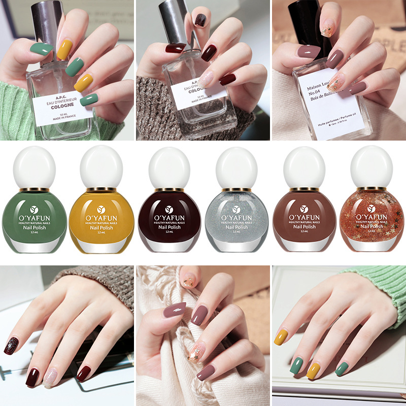 Cross-border Special for 2023 New Tearing Nail Polish Non-baking Quick-drying Long-lasting Non-fading Peelable Brilliant Nail Polish