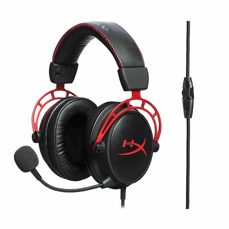 Hyperx Alpha 有線ゲーミングヘッドセットオーバーヘッドスタイル E スポーツマイクデジタルコンピュータヘッドフォン|undefined