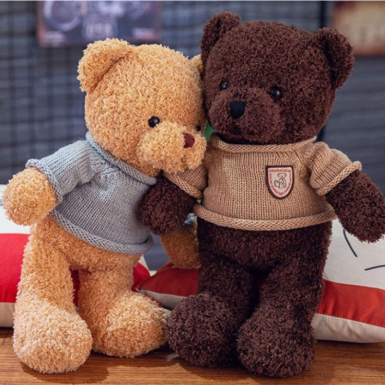Sweater Teddy Bear Doll Doll Plush Teddy Bear Girlfriend Valentine's Day Birthday Gift Annual Meeting Gift