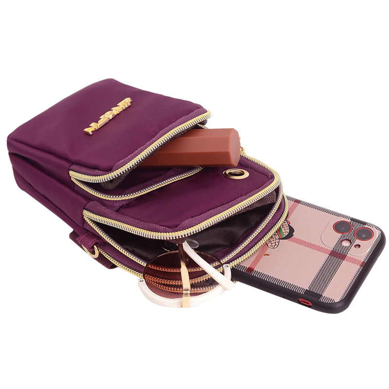 Women's Bag New Mobile Phone Shoulder Bag Fashionable Korean Sports Arm Bag Casual Shoulder Crossbody Bag Change Mobile Phone Small Bag