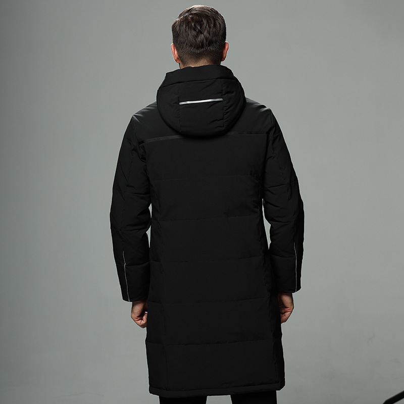 Cross-Border New down jacket men's mid-length men's winter thickened jacket middle-aged and elderly men's casual jacket 866
