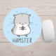 Factory direct new natural rubber cartoon cute small 20 round spot wholesale and retail generation mouse pad